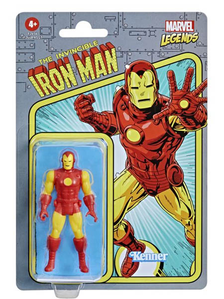 Hasbro Marvel Legends Retro Coll 3.75 Inch  Iron Man Figure